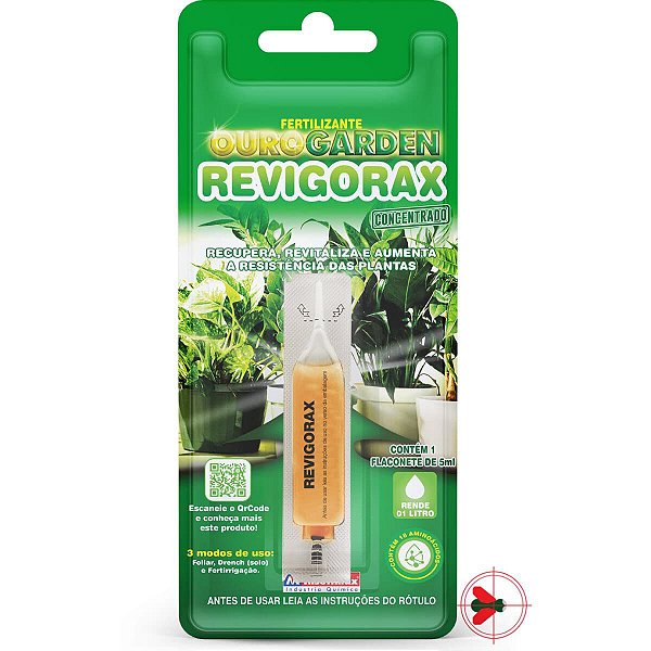 Fertilizante Concentrado Recupera Revitaliza Revigorax Mini dose 5ml
