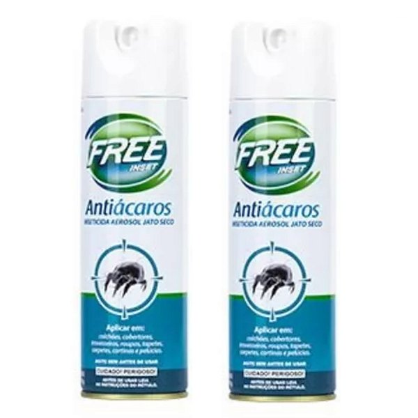 Kit C/2 Free Inset Anti Ácaro  Interrompe O Ciclo Biológico