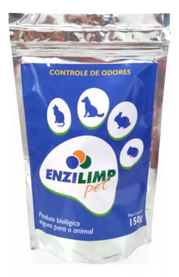 Enzilimp Elimine Neutralize Odores Causado de Cães Gatos 150g