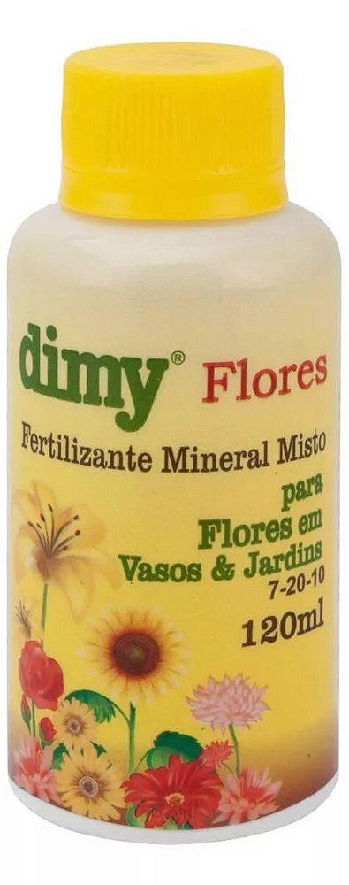 Fertilizante Mineral Misto Para Flores (120ml) Dimy