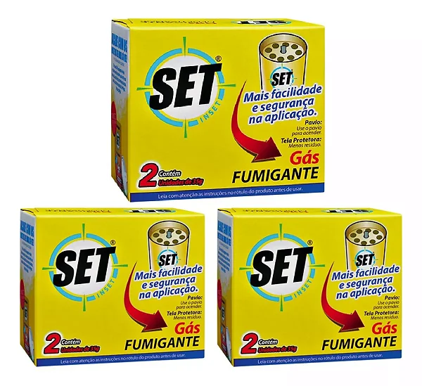 Fumeta Anti Inset Mini Fog - Gás Fumigante 6un De 35g
