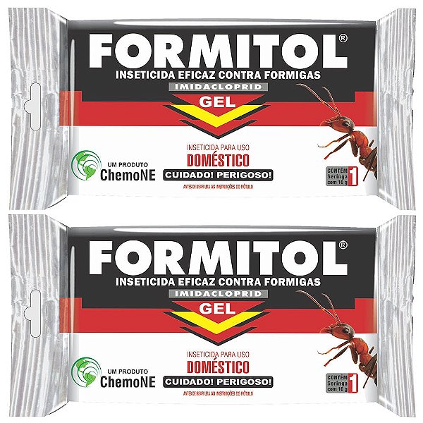 2 Seringas Mata Formiga Caseiras Em Gel Formitol De 10g