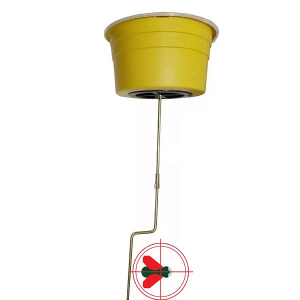 1 Armadilha Amarela para Moscas – Controle Natural e Eficaz