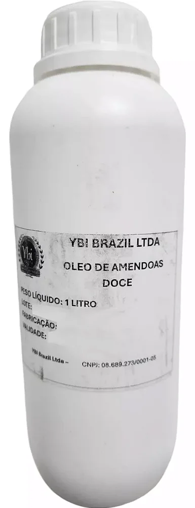Óleo De Amêndoas Doce 100% Natural Ybi 1 Litro