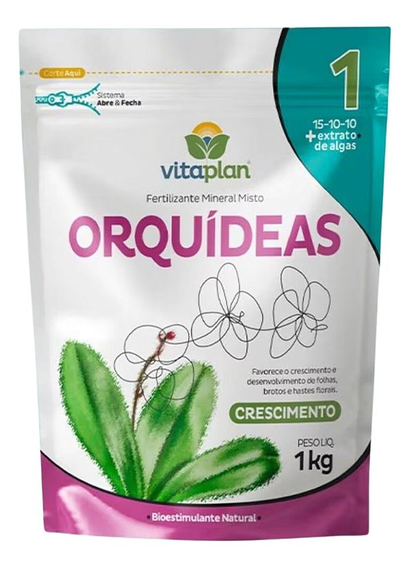 Fertilizante Crescimento Para Orquídeas 1kg Vitaplan Npk