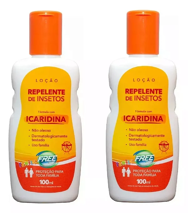 2 Repelentes Anti Mosquitos Base Icaridina Free Inset 100ml