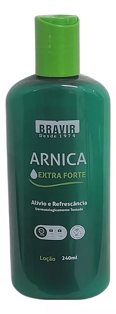 Bravir Arnica Loção Para Massagem Extra Forte 240ml