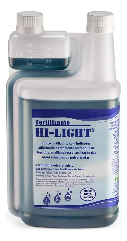 Hi-Light Veja No Ato Onde Parou A Pulverização Marcador Cor Azul 1lt