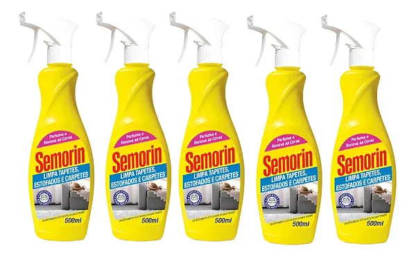 Semorin Limpa Tapetes, Estofados Carpetes Gatilho 5un 500ml