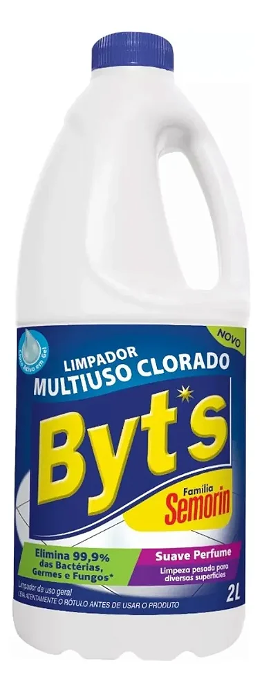 Byts Limpador Multiuso Clorado Tradicional Semorin 1un 2lts