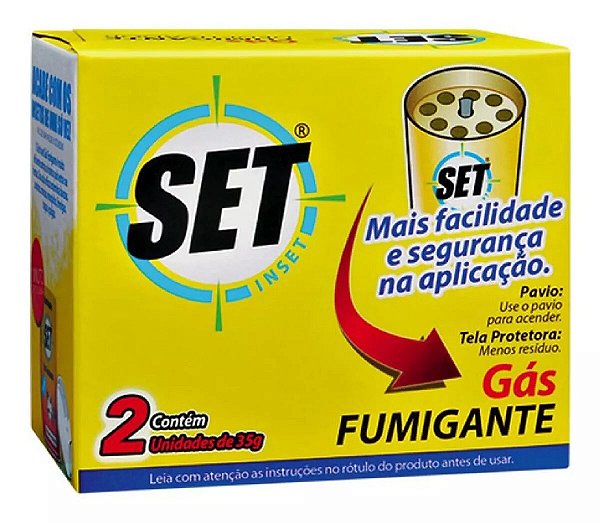 Fumeta Anti Inset Mini Fog - Gás Fumigante 2un De 35g
