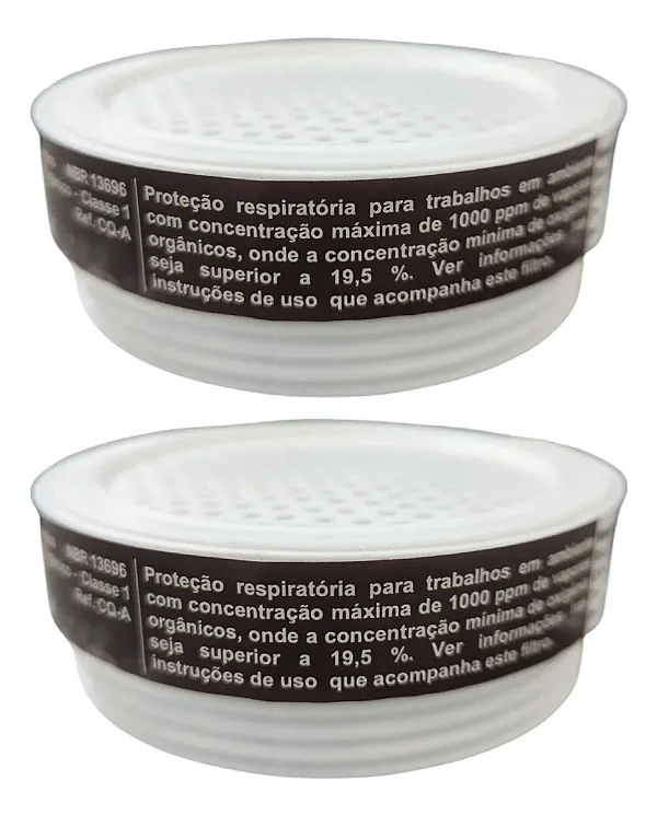 2 Filtros Mecânicos Master Para Máscara Semi Facial Top Air Iv