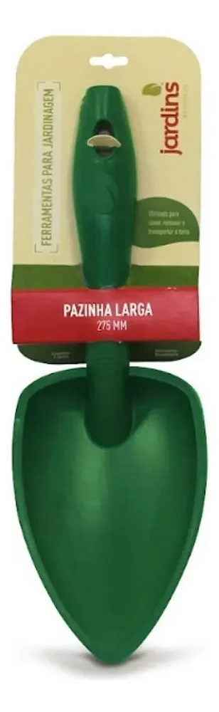 Pá Larga Plástica Para Jardinagem Verde (275mm) Nutriplan