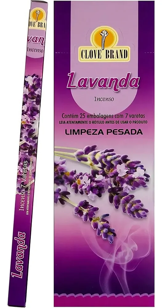 Incenso Lavanda Made In Índia Caixa Com 175 Varetas 1un