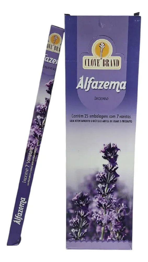 Incenso Alfazema Made In Índia Caixa Com 175 Varetas 1un