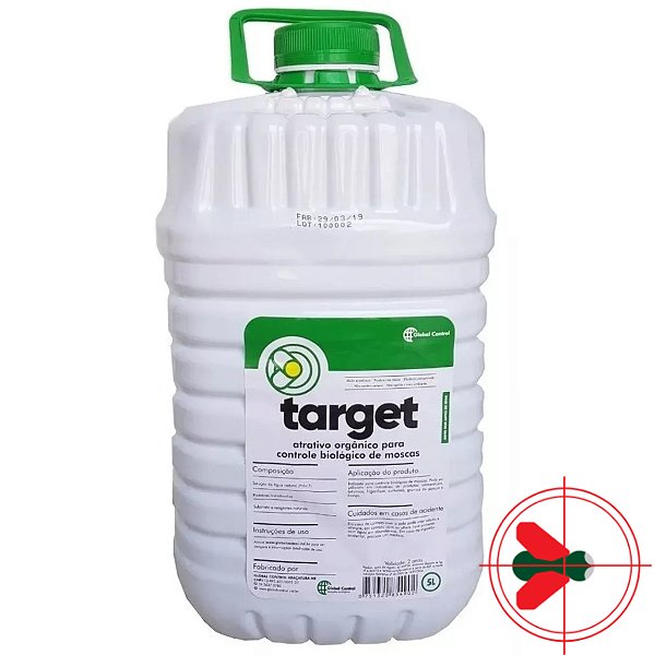 Atrativo Líquido Target Biológico Armadilha Mosca 5 Litros