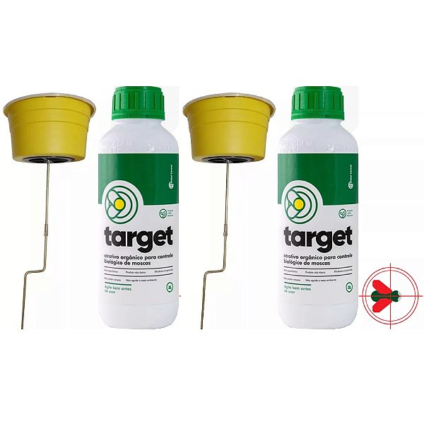 2 Armadilhas Para Mosca 2 Refis Atrativos 2 Litros Target