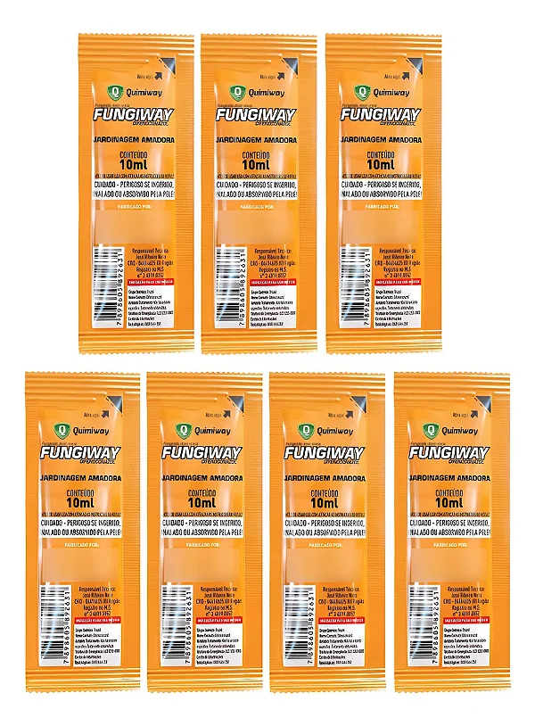 Fungiway Seu Jardim Livre Dos Fungos 10ml 7un