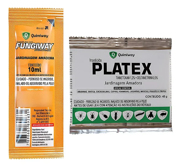 Fungiway + Platex = Seu Jardim Livre De Fungos E Pragas