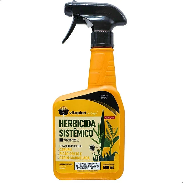 Glifosato Herbicida Mato Mato Sistêmico Pronto Uso 1un 500ml