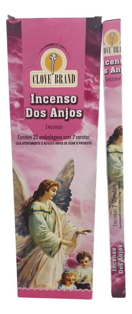 Incenso Dos Anjos Made In Índia Caixa Com 175 Varetas 1un