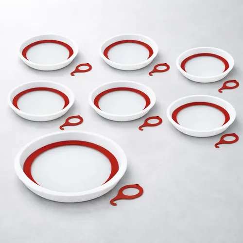 6 Ralos Protetor Anti Insetos Dengue Barata 10cm + 1 De 15cm