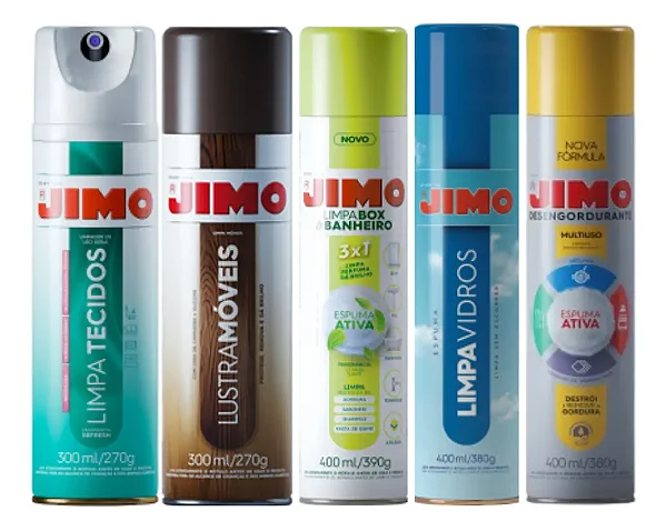 Combo Limpa Vidro Box Tecido Lustra Móveis Desengordurante