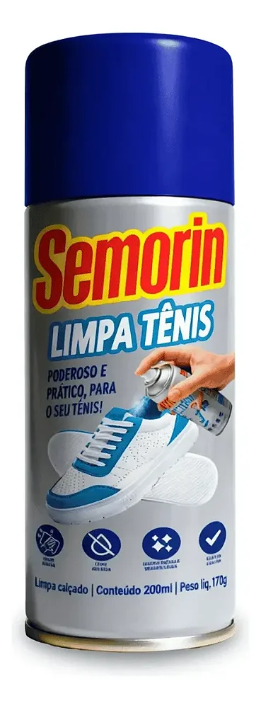 Limpa Tênis - Limpeza A Seco Para Calçados Semorin 200ml