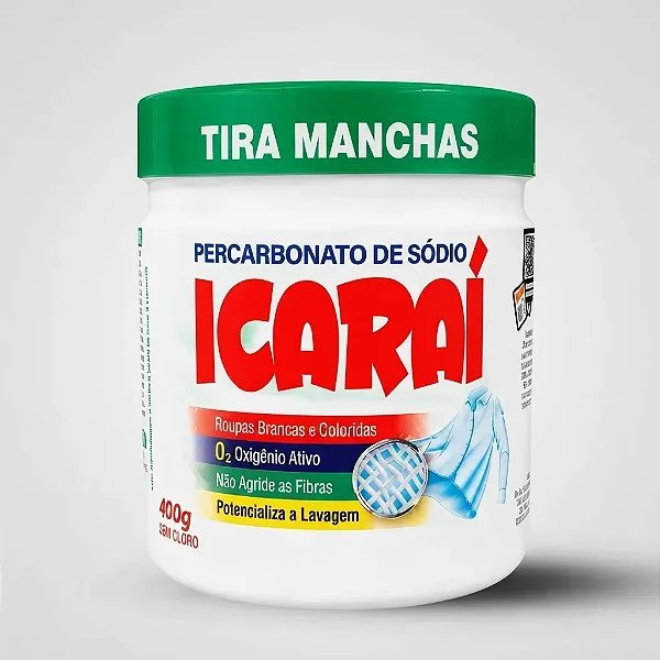 Percabonato Sódio 100% Tira Manchas Icaraí 400gr 1un