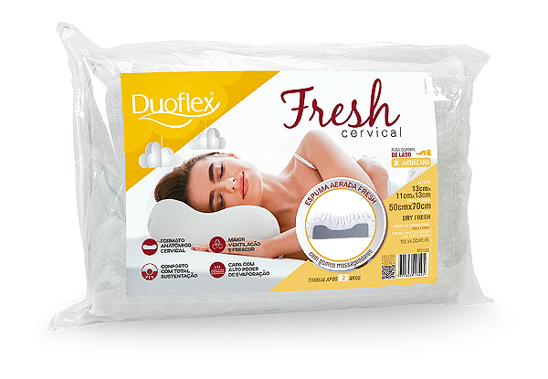 Travesseiro Fresh Cervical Duoflex
