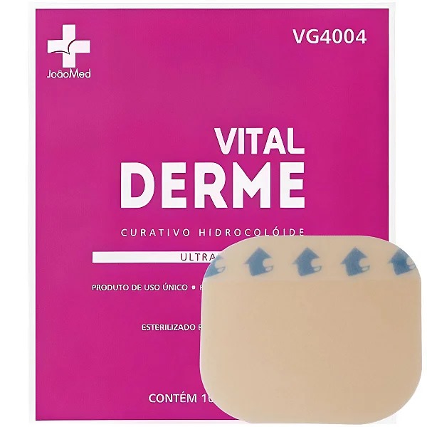 VITAL DERME CURATIVO HIDROCOLÓIDE ULTRAFINO 10x10 xm (UNIDADE)