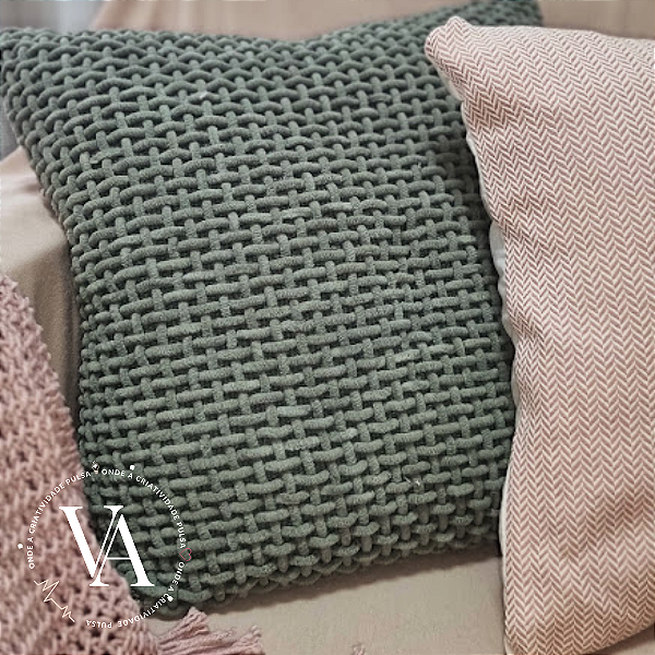 Capa de Almofada Aconchego🤍