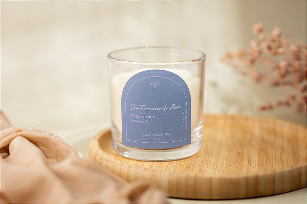 Vela São Francisco de Assis (Aroma de Lavanda)