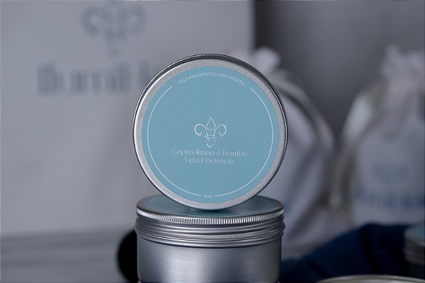 Vela Paciência (Aroma de Capim-Limão e Bambu)