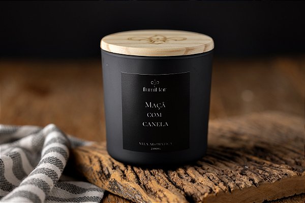 Vela Maçã com Canela