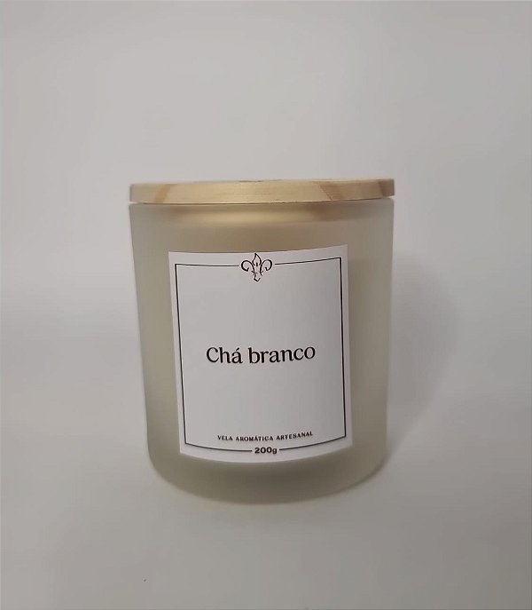 Vela Clássica Chá Branco