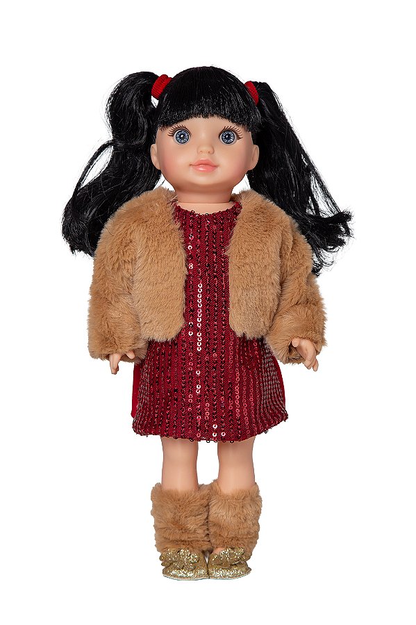 Boneca Lanna (cabelo preto)