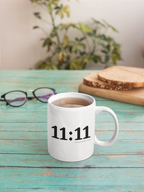 Caneca "11:11" - Numerologia Cabalística