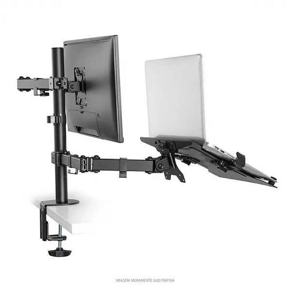 SUPORTE MONITOR E NOTEBOOK  DUPLO PCYES