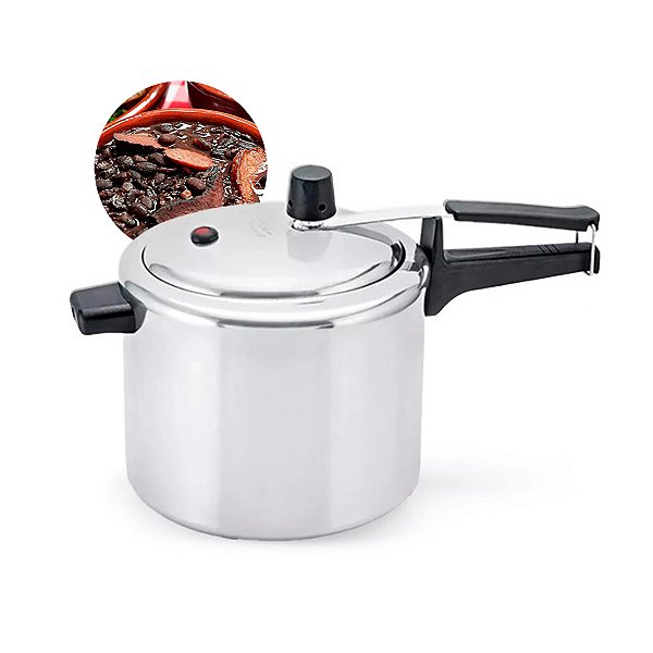 PANELA PRESSÃO 4,5L ALUMÍNIO POLIDA PANELUX CLASSIC