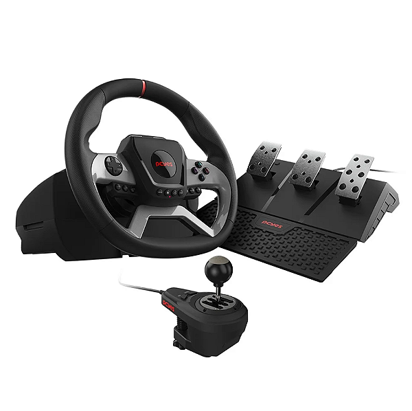 VOLANTE GAMER XBOX PS5 COM PEDAIS E CAMBIO PCYES