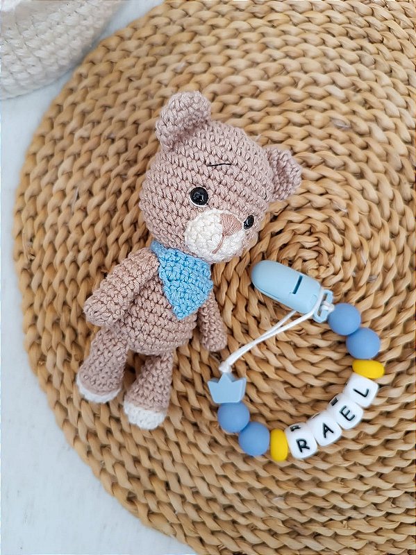 Kit Mini Amigurumi Ursinho