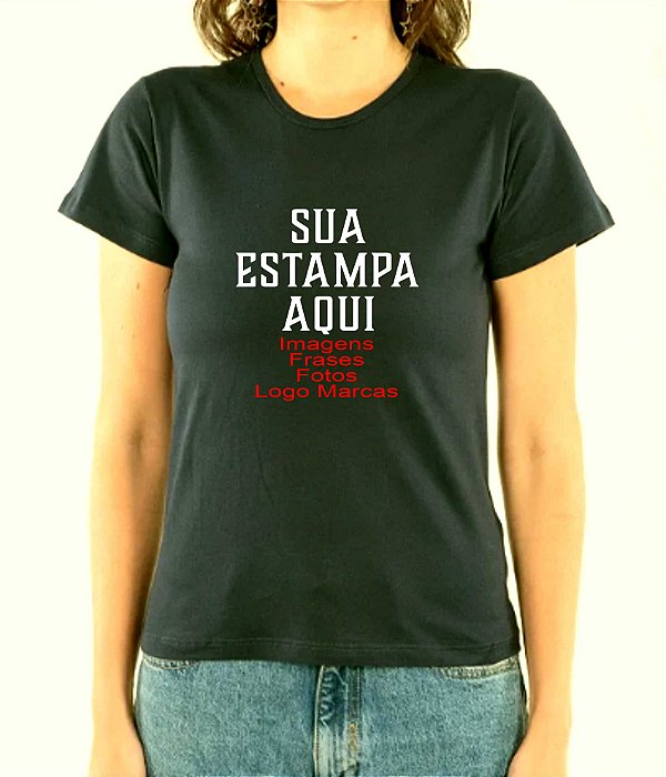 Baby Look de Algodão Personalizada