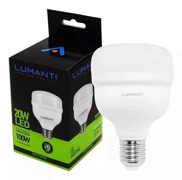 Lâmpada Led 20W Branco Frio 6500K LUMANTI