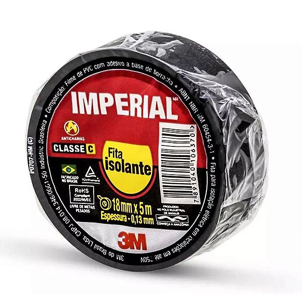 Fita isolante Imperial 18mm x 5m 3M