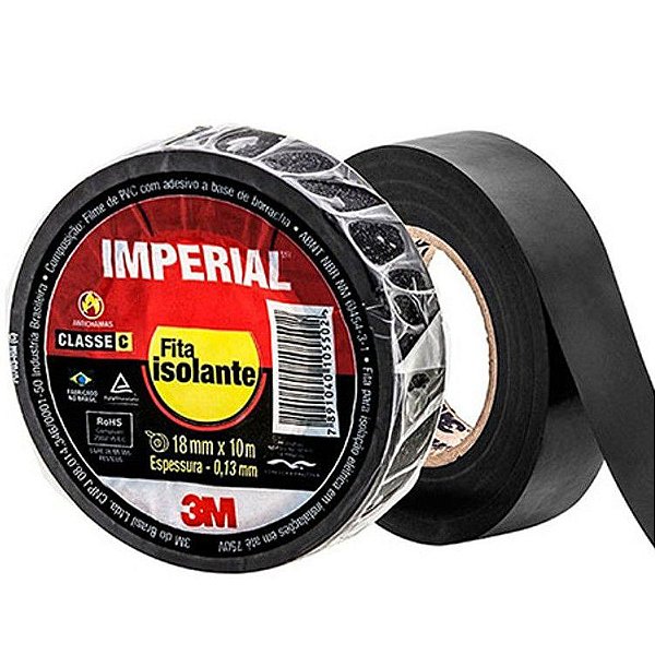 Fita isolante Imperial 18mm x 10m 3M