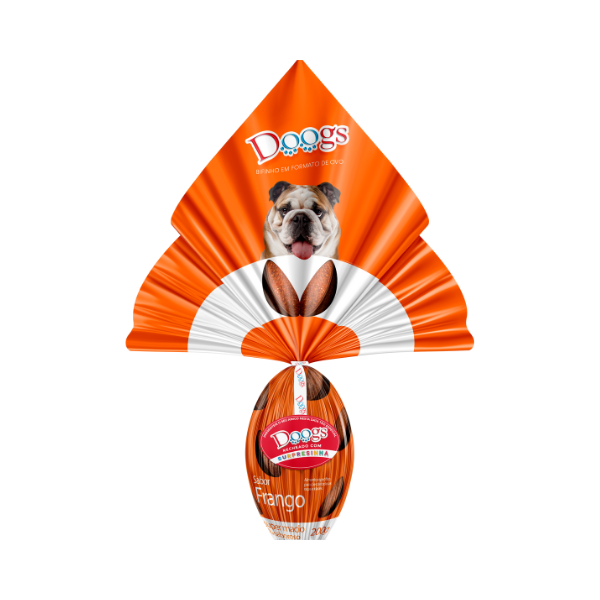 Ovo de Páscoa Doogs para cães, 200g - Sabor Frango