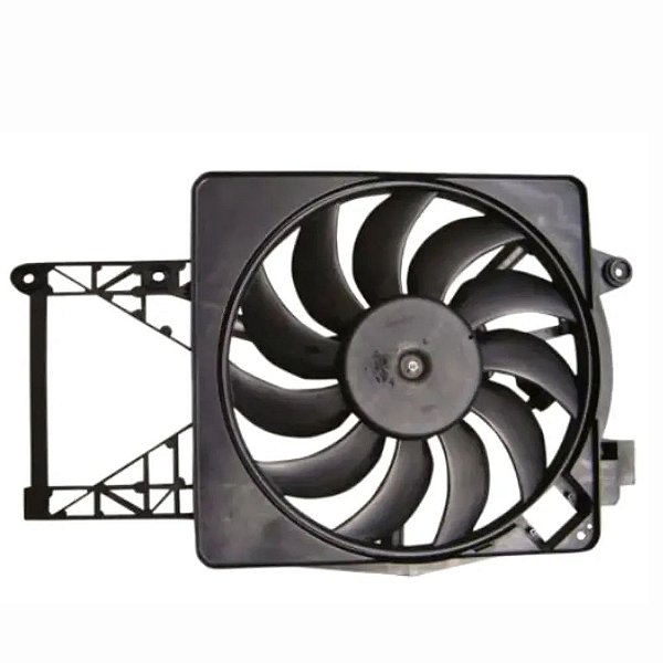 ELETROVENTILADO GMV PARA RADIADOR FORD FIESTA 1999 ATÉ 2001 /KA 2009> COM AR CONDICIONADO SISTEMA VALEO