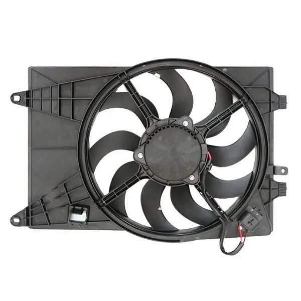 ELETROVENTILADOR GMV PARA RADIADOR GM COBALT / ONIX / SPIN  2013 ATÉ 2016 COM AR CONDICIONADO