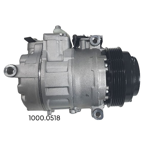 COMPRESSOR 7SBU16C MERCEDES-BENS 12V 1997-2004 SLK CLASSE C/ W170/ W208/ W202/ W140/ ADAPTAÇÃO SPRINTER 2012 EM DIANTE